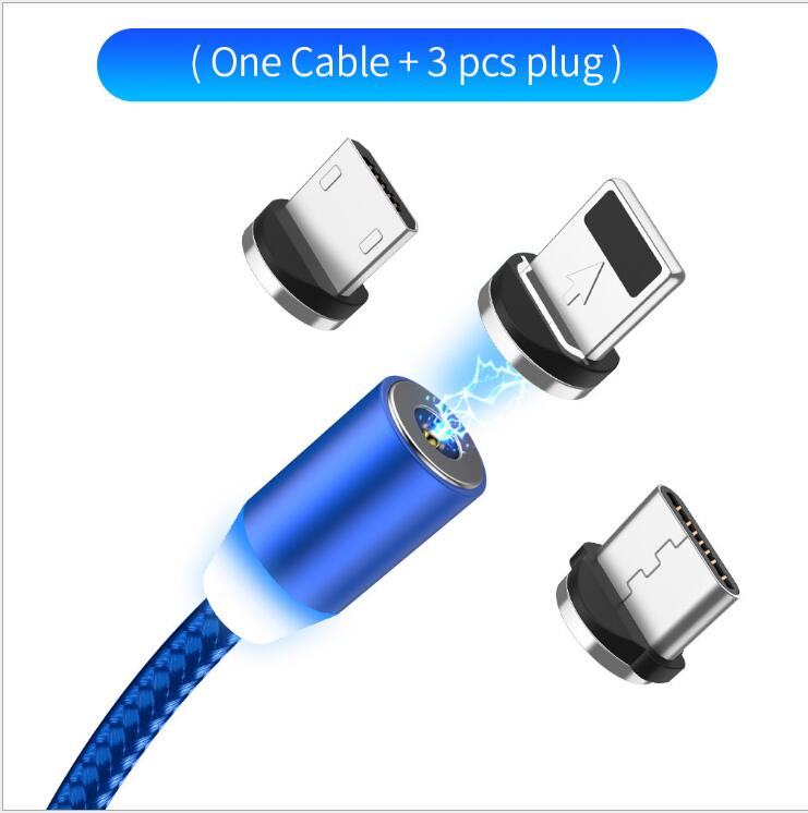 Compatible with Apple , YBD 1m magnetic LED charging cable