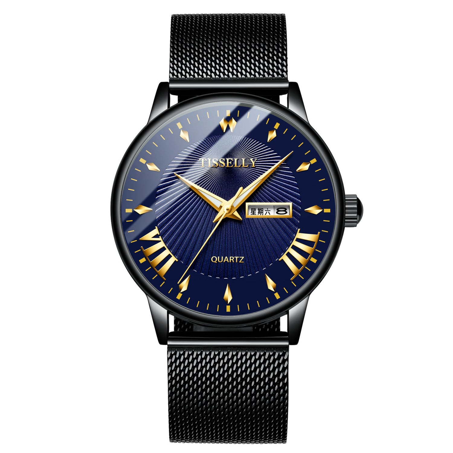 Men's Fashion Business Waterproof Quartz Watch