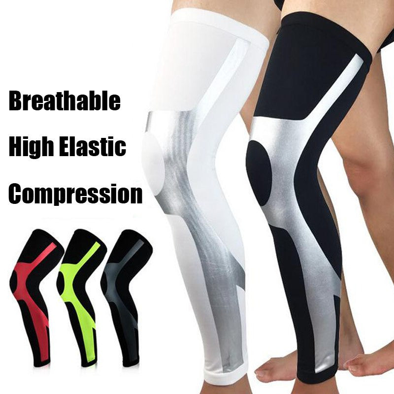 1Pc Unisex Compression Cycling Leg Warmer Leggings Running Tights Sport Leg Sleeve Soccer Basketball Knee Pad Football Shinguard