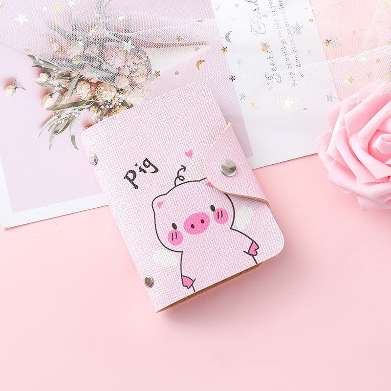 Pink Pig Card Bag