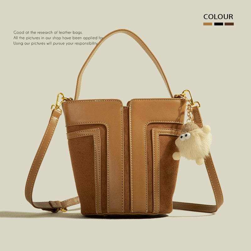 Bucket Bag Advanced Texture Women's Hand Bag