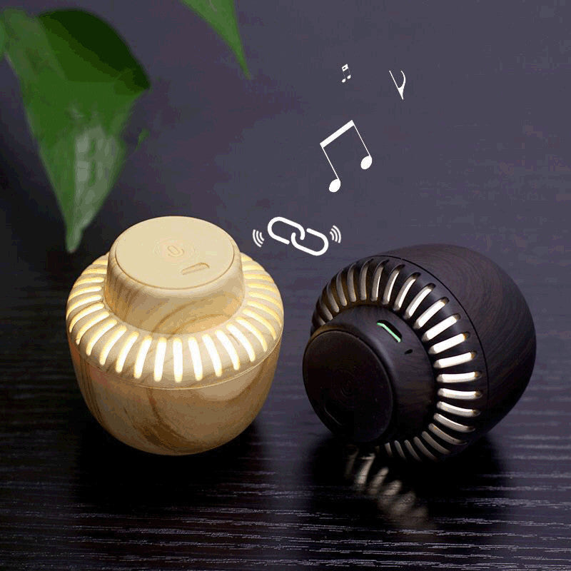 Portable Mushroom Small Audio TWS Pair Box LED With Night Light