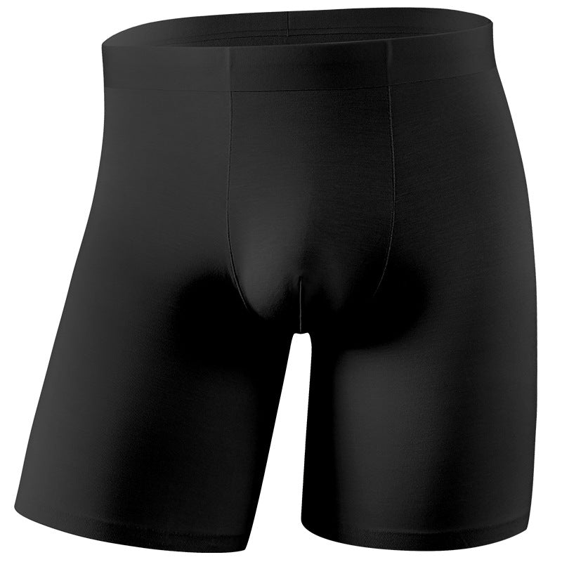 Men's Plus Size Lengthened Anti-wear Leg Boxer Briefs