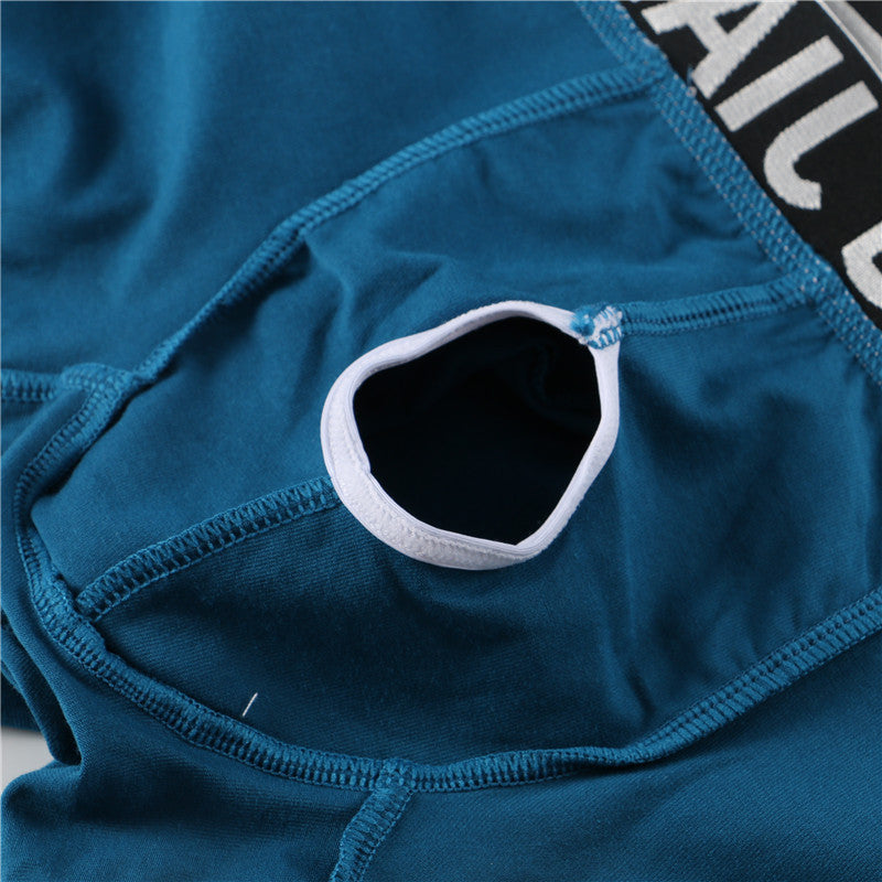 Cotton Men's Underwear Capsule Bag Separation Underwear Men's Solid Color Three-dimensional Cutting Cotton Underwear Men's