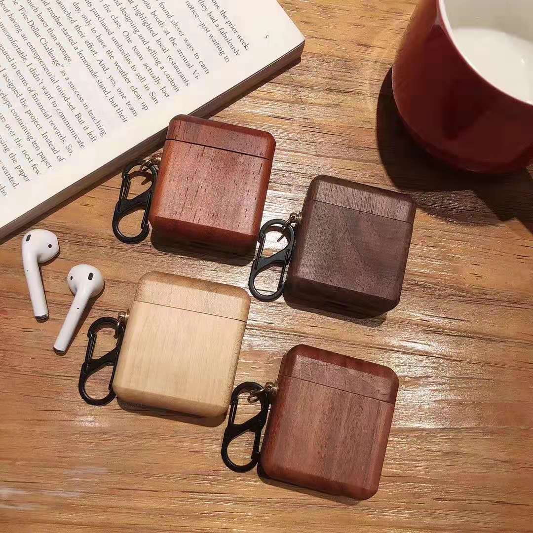 Compatible with Apple, Compatible with Apple , Solid wood bluetooth earphone case