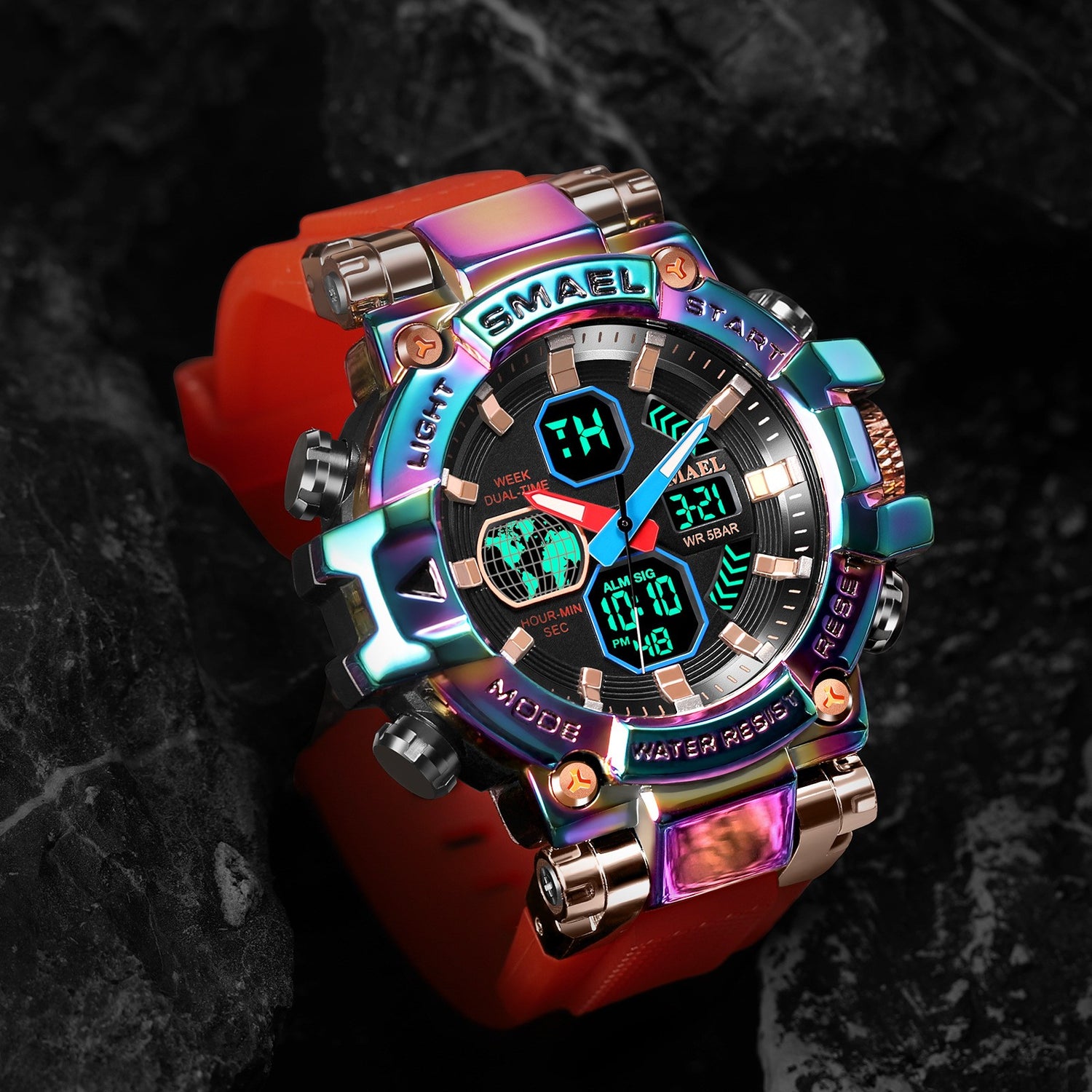 Colorful Alloy Watch Men's Outdoor