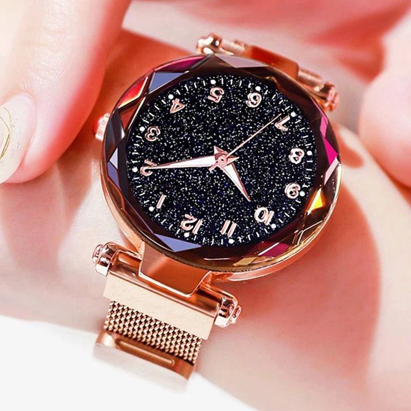 Quartz Lazy Watch Magnet Suction Iron Student Watch