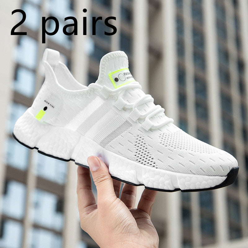 Leisure Fly Woven Breathable Sports Shoes